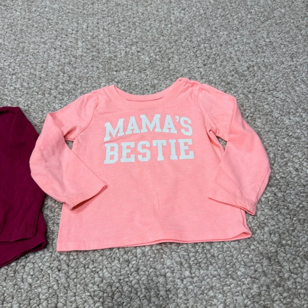 The Childrens Place Toddler Girls Long Sleeve Tops‎ Bundle Size 12-18 Months